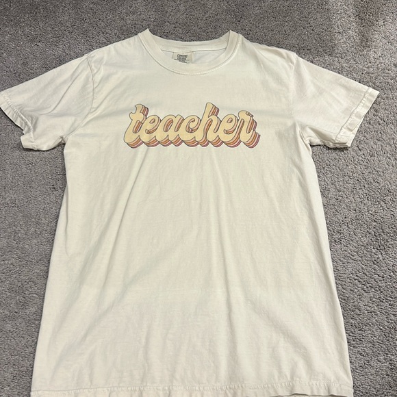 Comfort Colors Tops - TEACHER tshirt